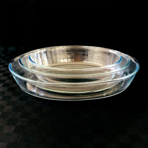 tykp-l3 3pc Oval Glass Baking Dish Set,1.5, 2 & 3L TYKP-L3