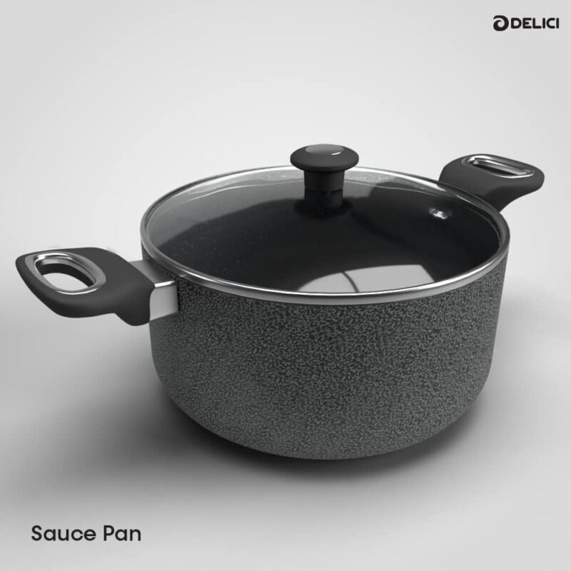 10pc Nonstick Granite Cookware Set - DELICI ACS10HE
