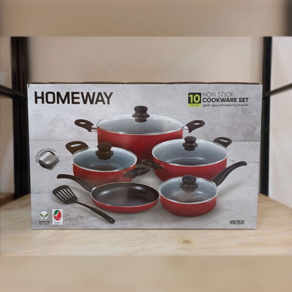 nonstick cookware Homeway 10Pcs Hw-2601