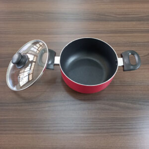 HW2601-Homeway-Red-1 Nonstick Cookware 10pc Set - HW2601 HOMEWAY