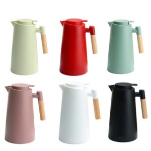 1L Vacuum Flask With Wooden Handle