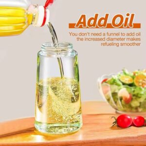 oil dispenser with spray nozzle