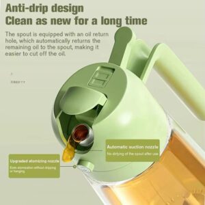 oil dispenser with spray nozzle