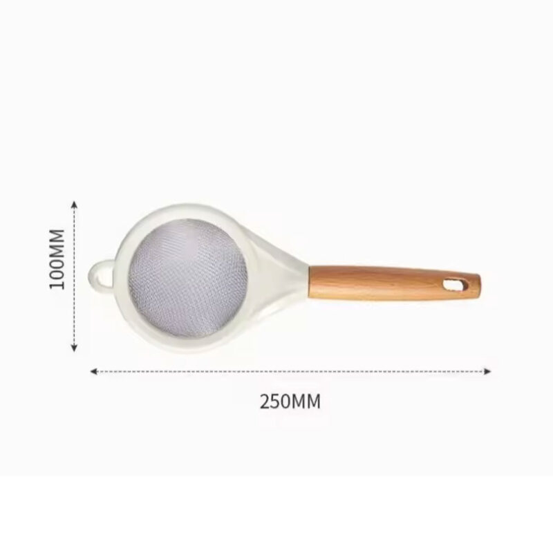beige-Strainer-With-Wooden-Handle