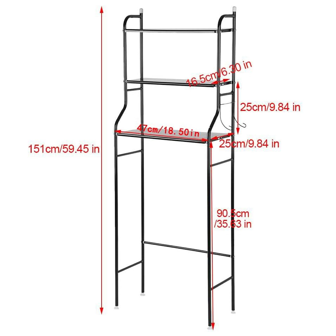 3 Tier Over Toilet Storage Rack