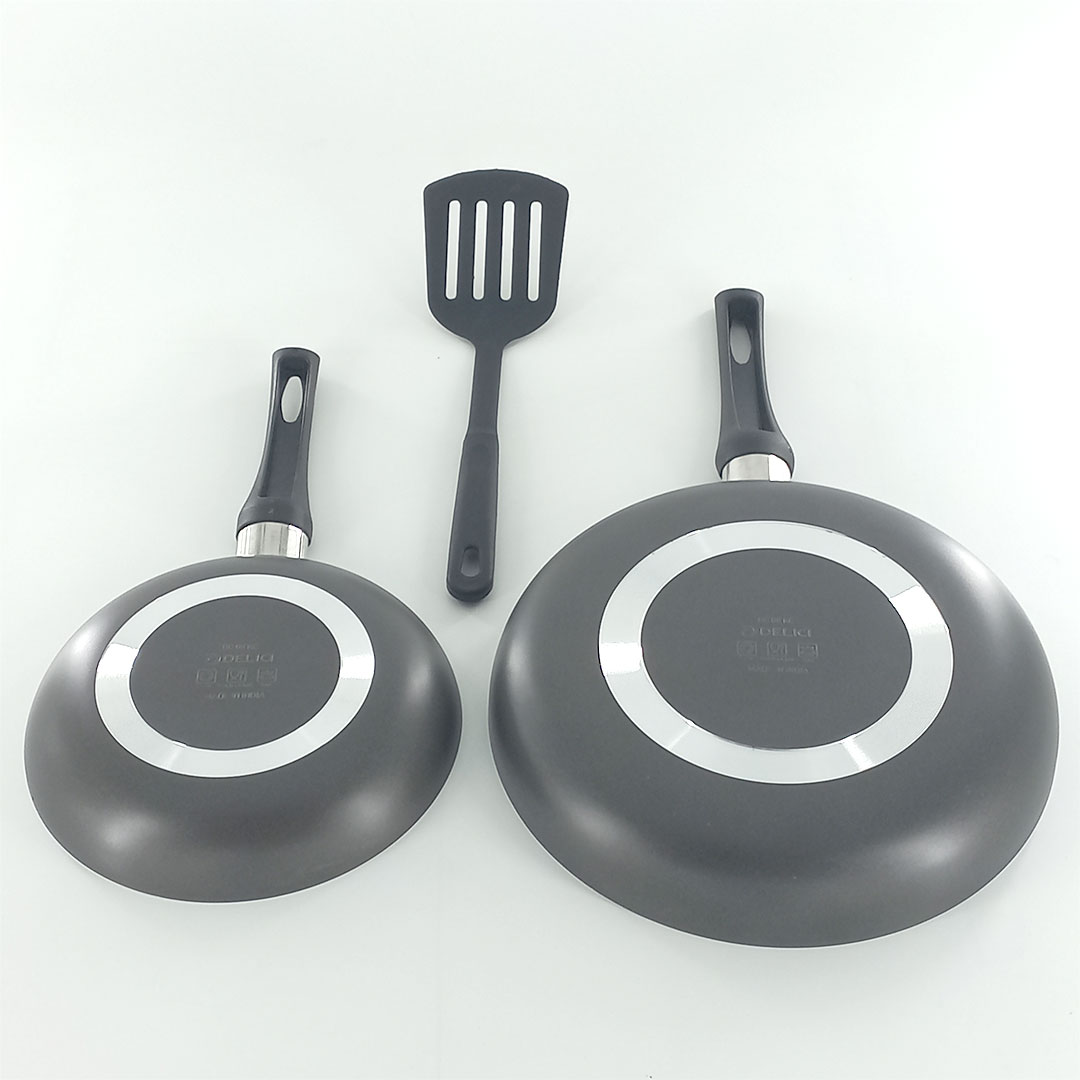 2pc 26 & 20cm Frying Pan Set with Spatula - Delici AFP2620