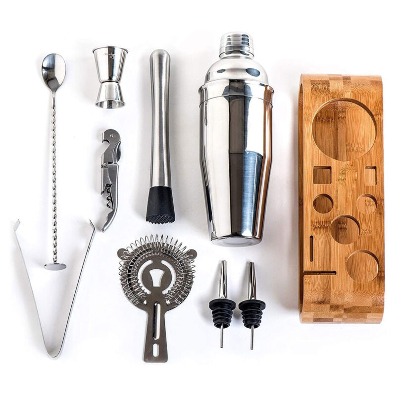 10pc-cocktail-shaker-set-3 10pc 750ml Cocktail Shaker Set