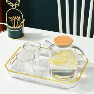 clear serving tray