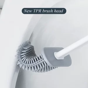 silicone toilet brush