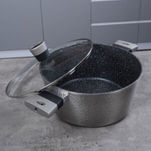 Marble Nonstick Cooking Pot or Casseroles With Lid - Homeway