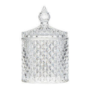 candy-jar-17cm crystal glass candy jar