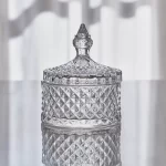 decorative crystal candy jar