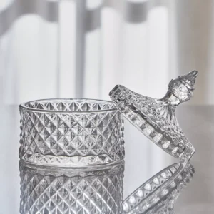 decorative crystal candy jar