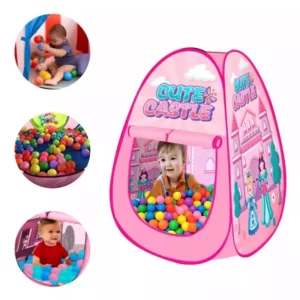 kids play tent with 100 balls