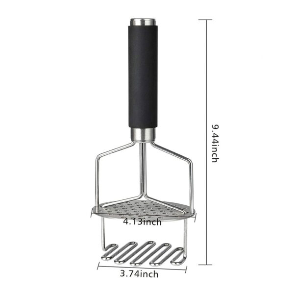 Stainless Steel Potato Masher with Non Slip Handle
