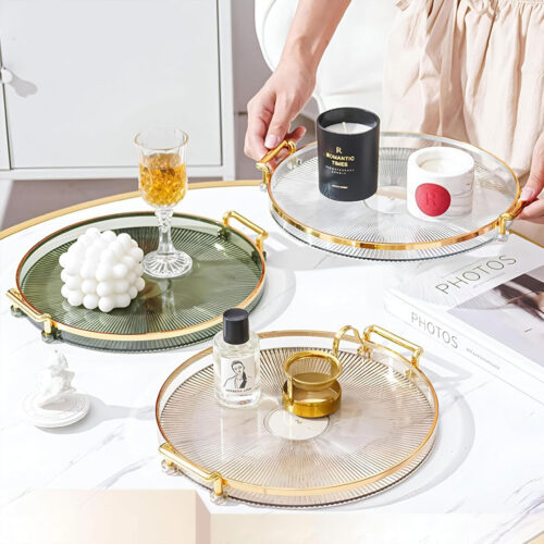 acrylic round tray