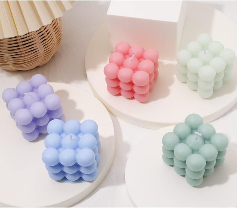 Bubble Cube Scented Candles