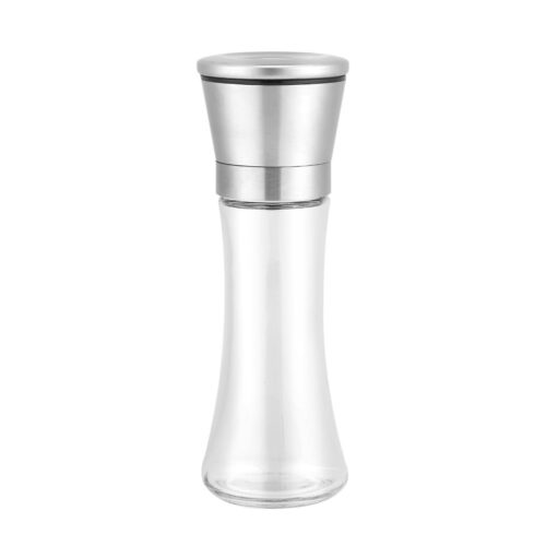 salt pepper grinders mills silver top