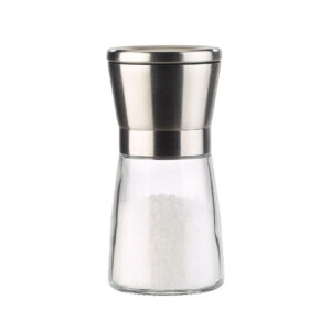 Salt/Pepper Mill Silver Top 6.4x13.6cm