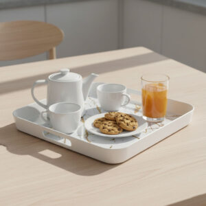 Rectangular Melamine Serving Tray