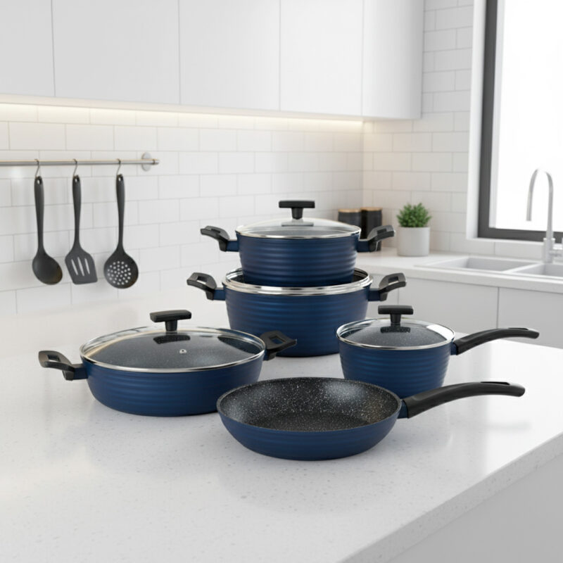culinary-kraft-cookware-8 Culinary Kraft 12-Piece Marble Cookware Set
