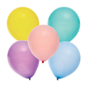 Pastel Party Balloons - Extra Large 100 Piece Set