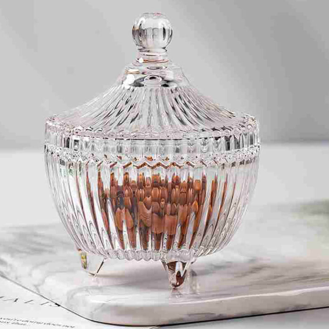 300ml Elegant Glass Sugar or Candy Dish