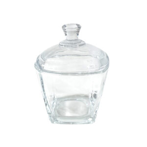 Glass Sugar Dish with lid