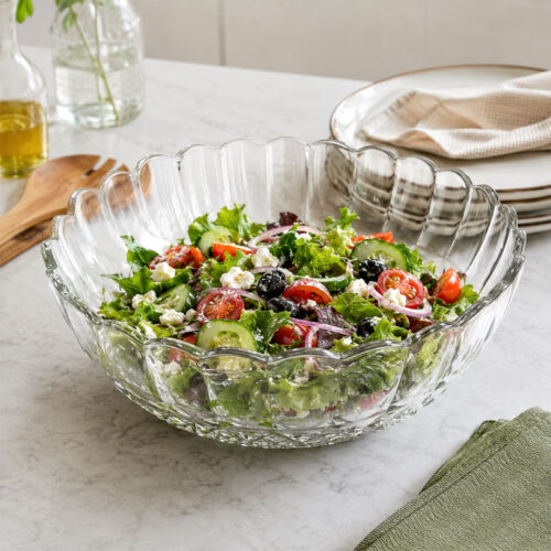 30cm Large Glass Serving Bowl