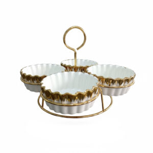 4-Compartment-Porcelain-Bowl-Set-with-Gold-Stand
