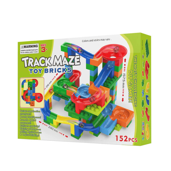 152pc DIY Marble Run Track Maze Toy