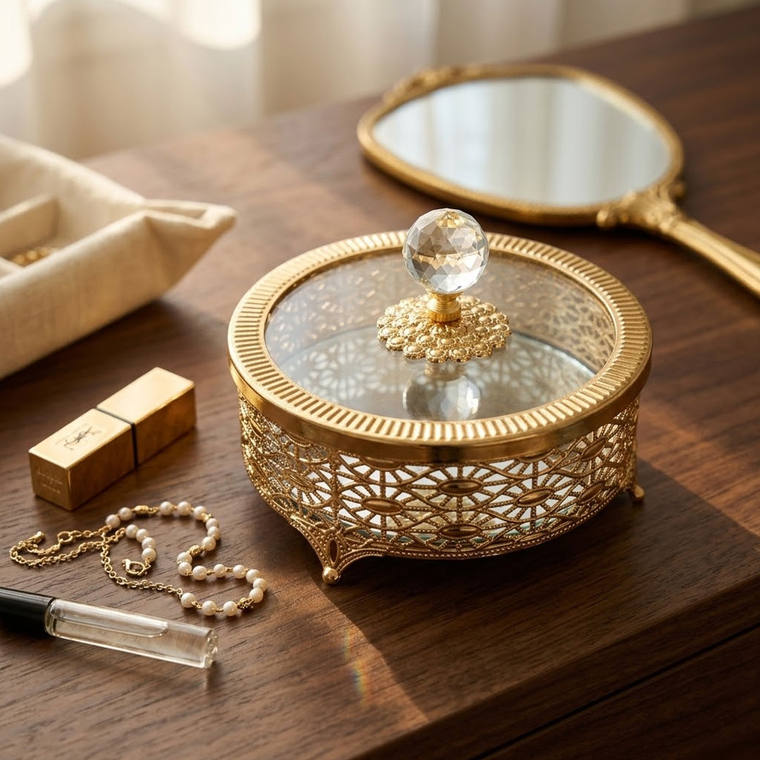Round Jewelry Box 15cm