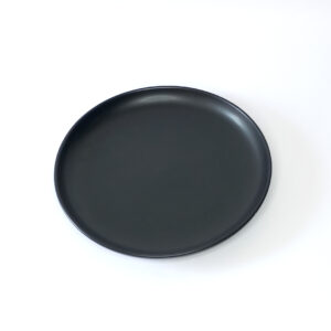 Ceramic Dinner Plate 27cm - Matt Black