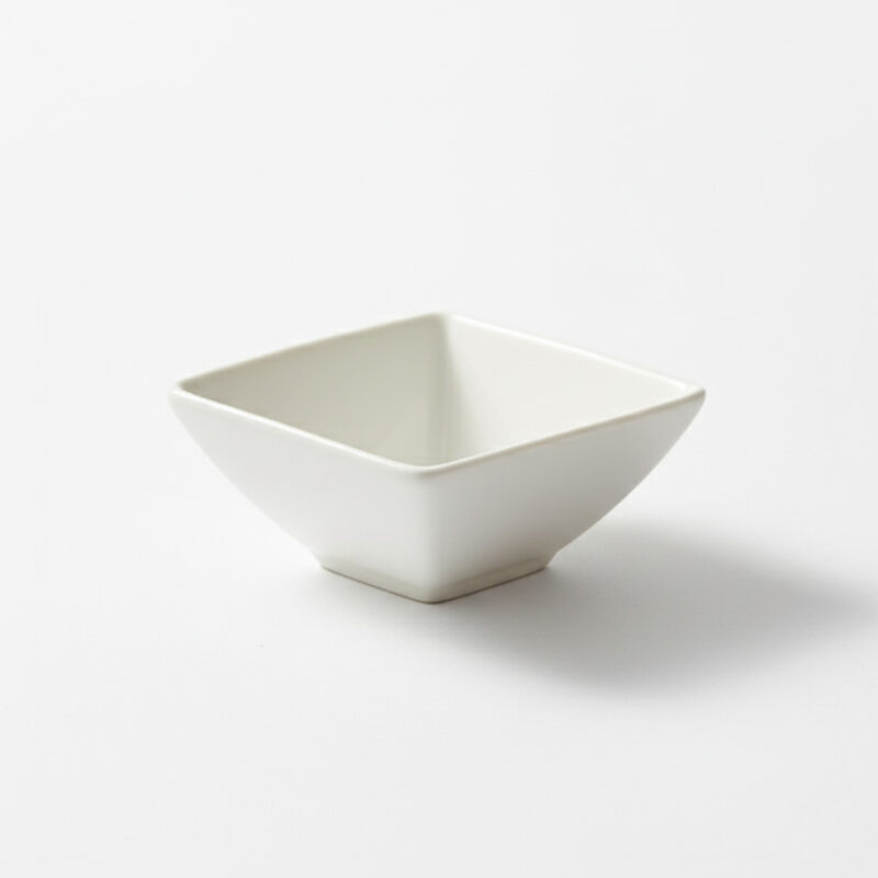9cm Porcelain Square Dip Bowl