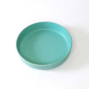 Ceramic Deep Plate 22cm - Cyan