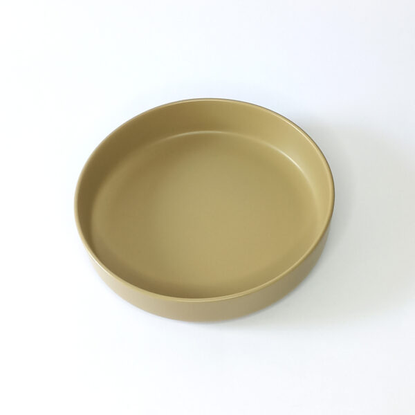 Ceramic Deep Plate 22cm – Beige