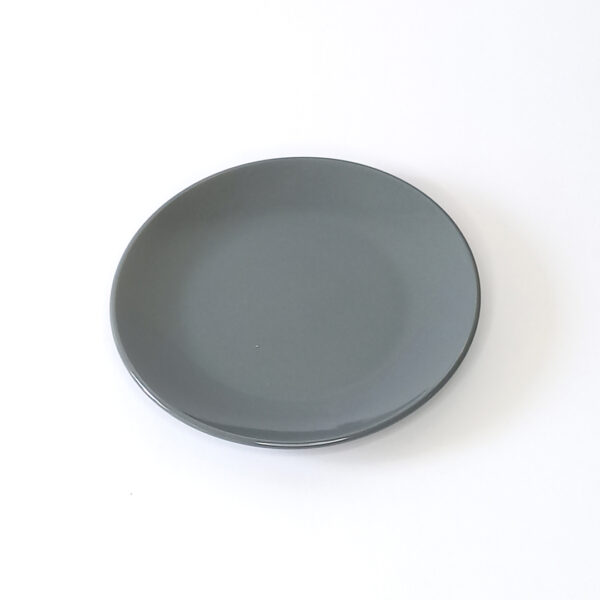 Ceramic Side Plate 20cm - Glossy Gray