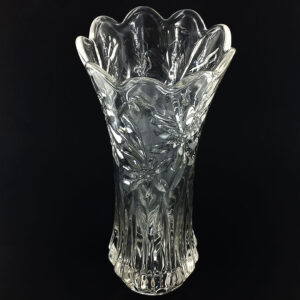 tall glass vase