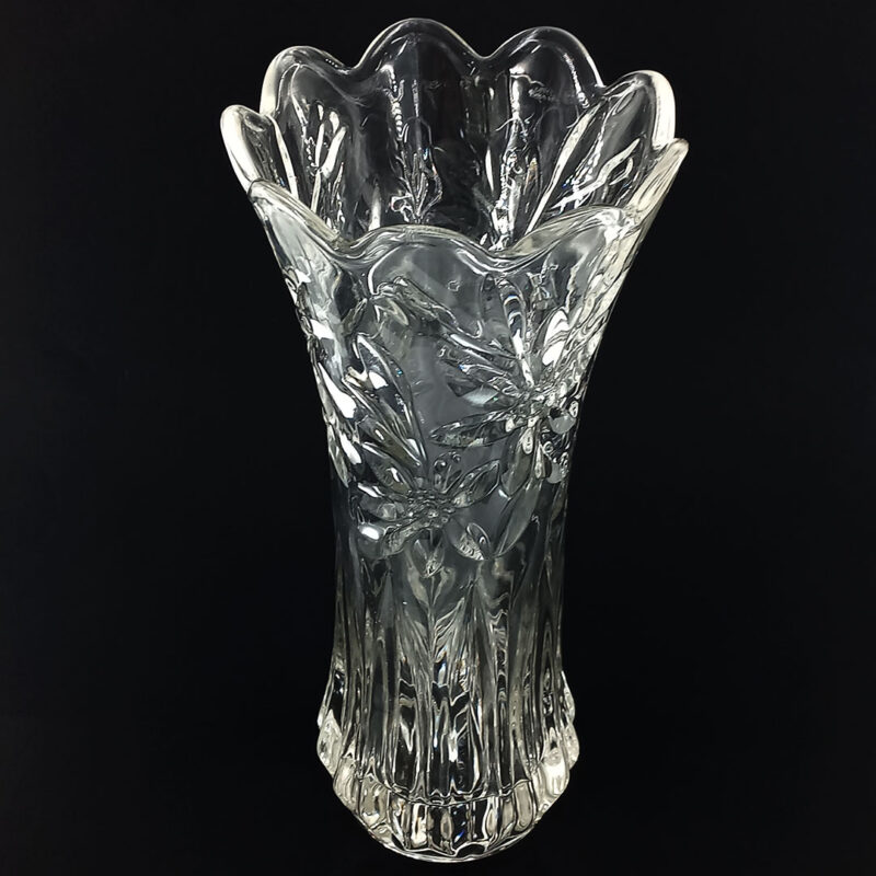tall glass vase