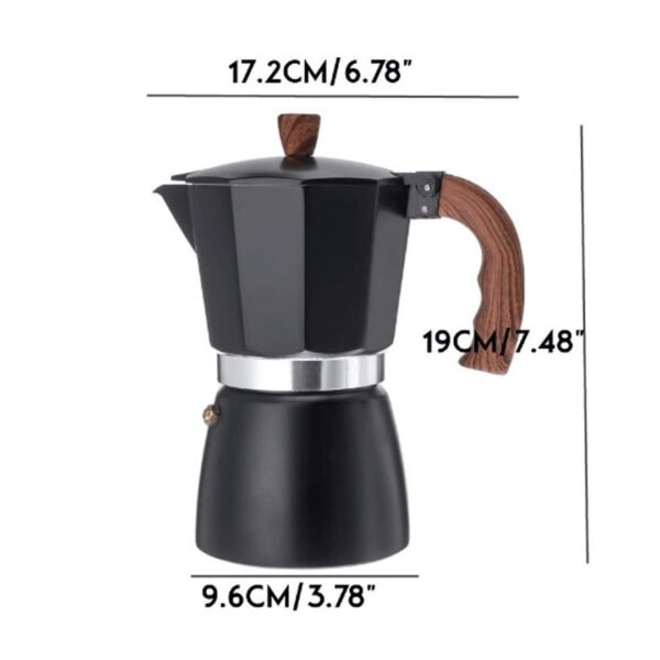 Classic Moka Coffee Pot - 300ml