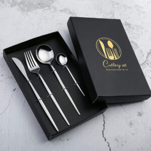 4pc steel cutlery set