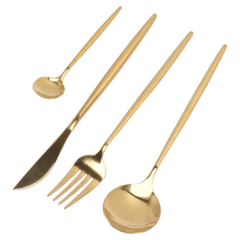 4pc steel cutlery set
