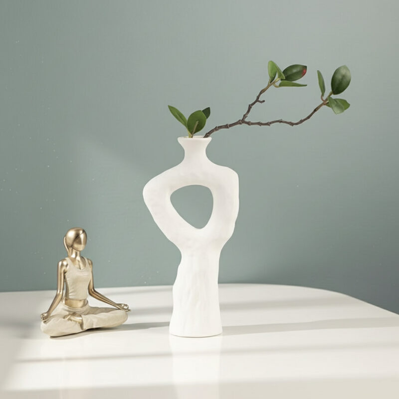 abstract ceramic vase