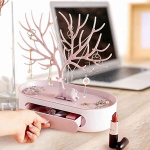 Jewellery Stand with Tray and Drawer