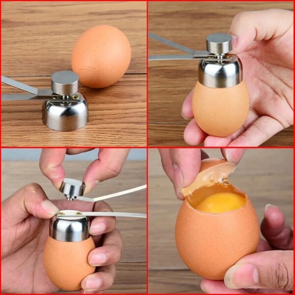 Stainless Steel Egg Topper Cutter