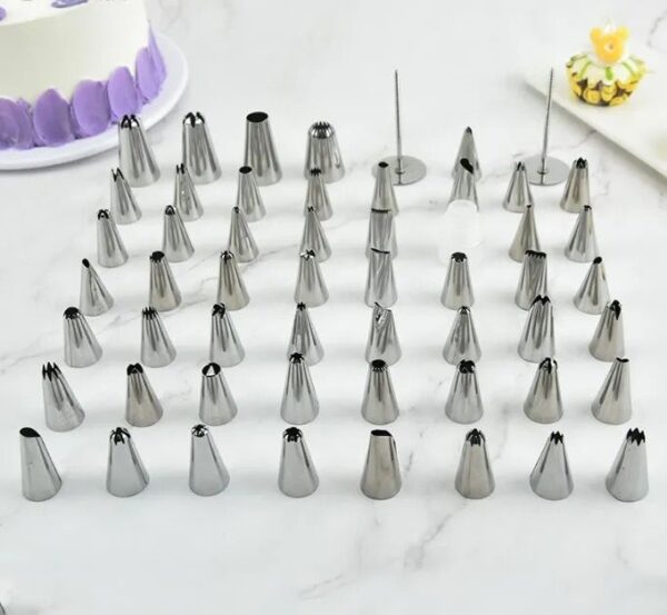 55pc Cake Decorating Nozzles Set