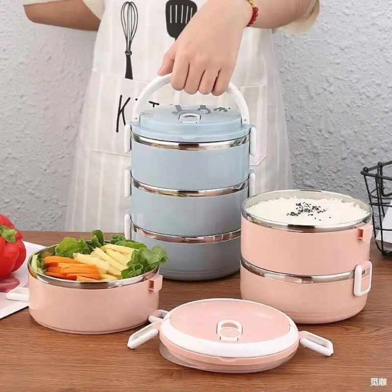 4 Tier Insulated Lunch Box