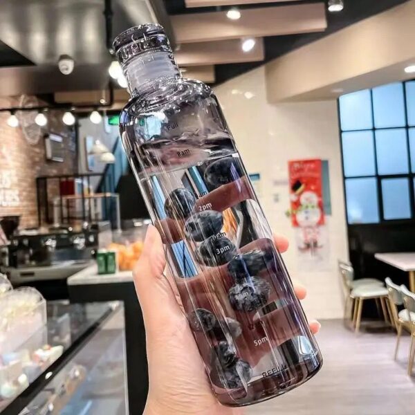 500ml Water Bottle with Time Scale