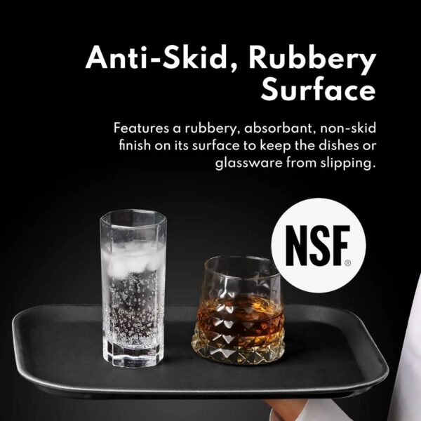 Rectangular Non-Slip Serving Tray