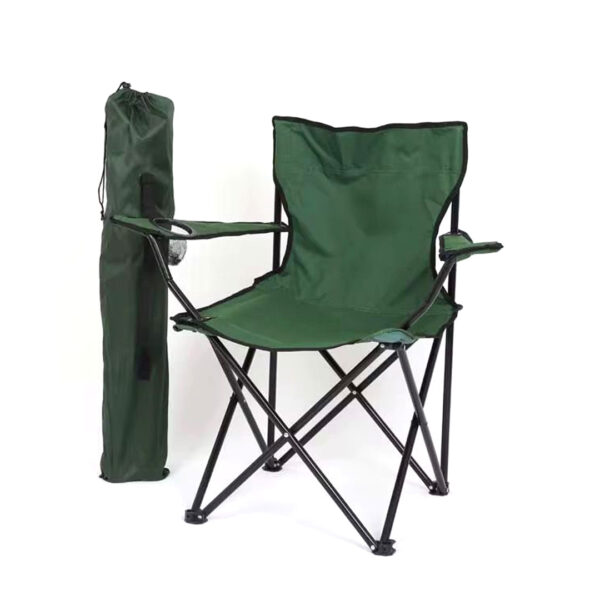 green-folding-camping-chair